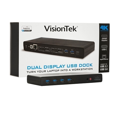 visiontek dual 4k usb dock review