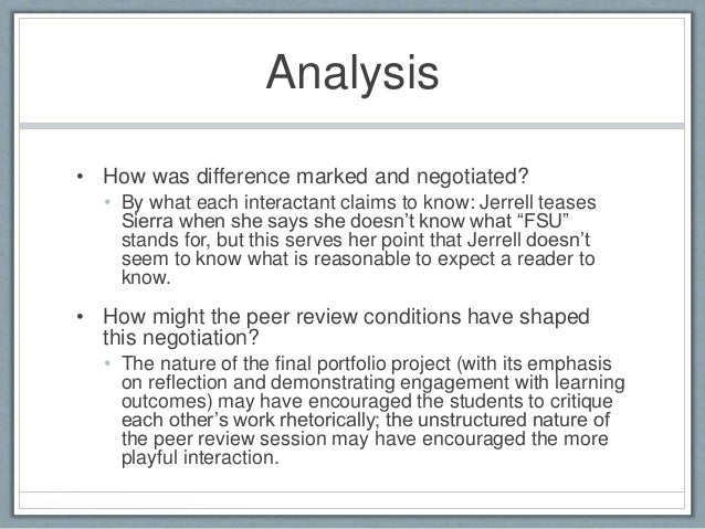 what is the meaning of peer review