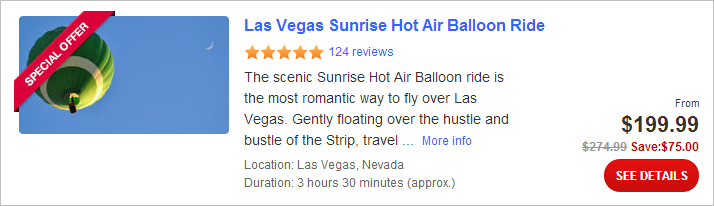 las vegas hot air balloon ride reviews