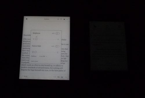 kindle paperwhite night reading review