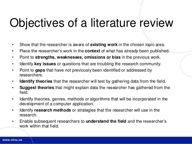 strengths and weaknesses of a literature review