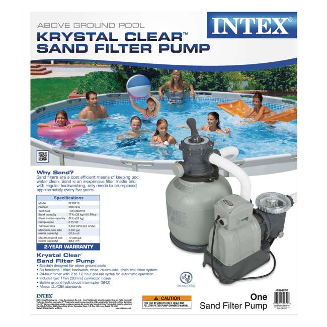 intex sand filter pump reviews