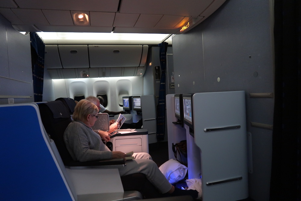 klm business class seats review